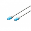DIGITUS Professional Premium - Patch cable - RJ-45 (M) to RJ-45 (M) - 5 m - UTP - CAT 5e - booted, snagless - white, RAL 9003