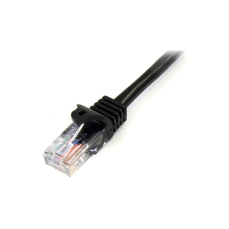 StarTech.com 5m Black Cat5e  /  Cat 5 Snagless Patch Cable 5 m - Patch cable - RJ-45 (M) to RJ-45 (M) - 5 m - UTP - CAT 5e - snagless - black - 2