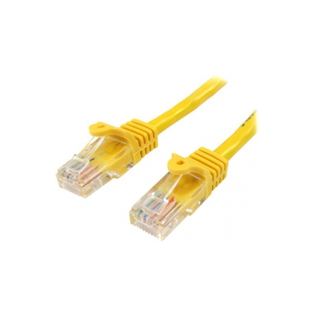 StarTech.com 10m Yellow Cat5e  /  Cat 5 Snagless Ethernet Patch Cable 10 m - Patch cable - RJ-45 (M) to RJ-45 (M) - 10 m - UTP - CAT 5e - snagless, stranded - yellow - 1