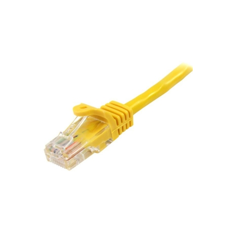 StarTech.com 10m Yellow Cat5e  /  Cat 5 Snagless Ethernet Patch Cable 10 m - Patch cable - RJ-45 (M) to RJ-45 (M) - 10 m - UTP - CAT 5e - snagless, stranded - yellow - 2