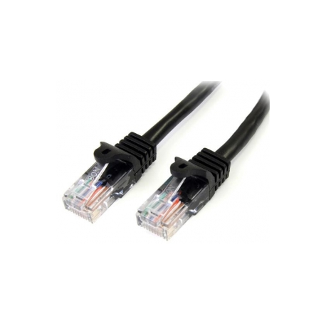 StarTech.com 10m Black Cat5e  /  Cat 5 Snagless Ethernet Patch Cable 10 m - Patch cable - RJ-45 (M) to RJ-45 (M) - 10 m - UTP - CAT 5e - snagless - black - 0