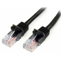 StarTech.com 10m Black Cat5e  /  Cat 5 Snagless Ethernet Patch Cable 10 m - Patch cable - RJ-45 (M) to RJ-45 (M) - 10 m - UTP - CAT 5e - snagless - black