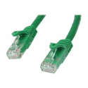 StarTech.com 50cm CAT6 Ethernet Cable, 10 Gigabit Snagless RJ45 650MHz 100W PoE Patch Cord, CAT 6 10GbE UTP Network Cable w / Strain Relief, Green, Fluke Tested / Wiring is UL Certified / TIA - Category 6 - 24AWG (N6PATC50CMGN) - Patch cable - RJ-45 (M) to RJ-45 (M) - 50 cm - UTP - CAT 6 - snagless - green