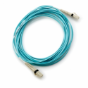 HPE - Network cable - LC multi-mode (M) to LC multi-mode (M) - 2 m - fibre optic - 50 / 125 micron - OM3 - for HPE 3600, 8 / 24, 8 / 8, SN6000; StoreFabric SN6500, SN6610, SN6620C 24, SN6650
