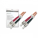 DIGITUS Professional - Patch cable - ST multi-mode (M) to ST multi-mode (M) - 1 m - fibre optic - 50 / 125 micron - OM2 - halogen-free - orange