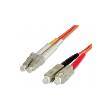 StarTech.com 3m Fiber Optic Cable - Multimode Duplex 62.5 / 125 - LSZH - LC / SC - OM1 - LC to SC Fiber Patch Cable (FIBLCSC3) - Network cable - LC multi-mode (M) to SC multi-mode (M) - 3 m - fibre optic - duplex - 62.5  /  125 micron - for P / N: US100A20FXSC, US100A20SFP, US1GA30SFP, US1GA30SXSC, US1GC30SFP - 4