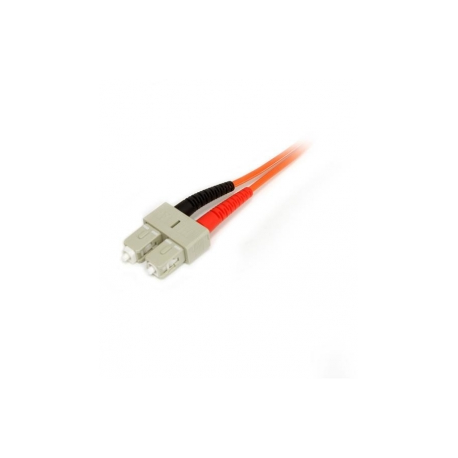 StarTech.com 2m Fiber Optic Cable - Multimode Duplex 50 / 125 - LSZH - LC / SC - OM2 - LC to SC Fiber Patch Cable - Network cable - LC multi-mode (M) to SC multi-mode (M) - 2 m - fibre optic - duplex - 50  /  125 micron - 3