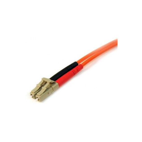 StarTech.com 5m Fiber Optic Cable - Multimode Duplex 50 / 125 - LSZH - LC / LC - OM2 - LC to LC Fiber Patch Cable - Network cable - LC multi-mode (M) to LC multi-mode (M) - 5 m - fibre optic - duplex - 50  /  125 micron - for P / N: GLCLHSMDSTTA, GLCSXMMDST, GLCSXMMDSTT, JD118BST, MASFP1GBSXST, SFP100BFXST - 2