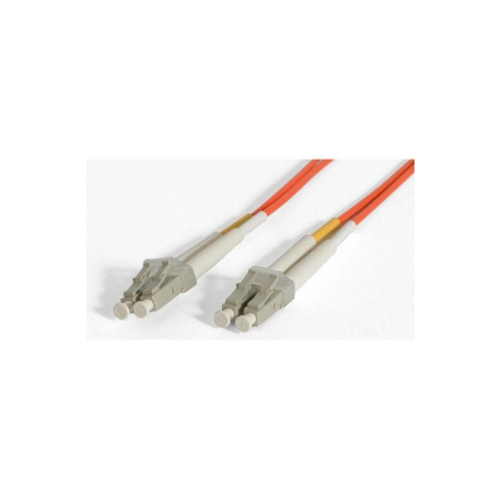 StarTech.com 1m Fiber Optic Cable - Multimode Duplex 50 / 125 - LSZH - LC / LC - OM2 - LC to LC Fiber Patch Cable (50FIBLCLC1) - Network cable - LC multi-mode (M) to LC multi-mode (M) - 1 m - fibre optic - duplex - 50 / 125 micron - for P / N: GLCLHSMDSTTA, GLCSXMMDST, GLCSXMMDSTT, JD118BST, MASFP1GBSXST, SFP100BFXST - 3