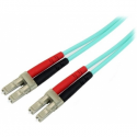 StarTech.com 1m Fiber Optic Cable - 10 Gb Aqua - Multimode Duplex 50 / 125 - LSZH - LC / LC - OM3 - LC to LC Fiber Patch Cable - Patch cable - LC multi-mode (M) to LC multi-mode (M) - 1 m - fibre optic - duplex - 50 / 125 micron - aqua - for P / N: J9152AST, MASFP10GBSR, SFP10GBLRMST, SFP10GBSRST, SFP10GSRSST, SFP10GSRXST