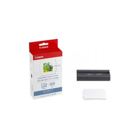 Canon KC-18IS - Print ribbon cassette and paper kit - for SELPHY CP1000, CP1200, CP1300, CP820, CP900, CP910 - 0