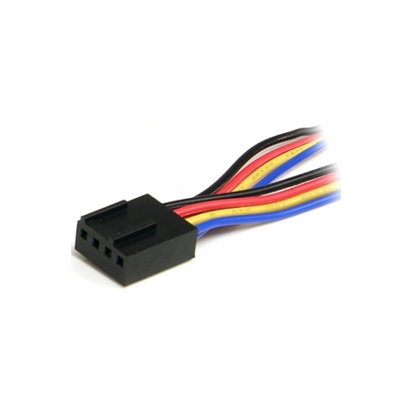 StarTech.com 12in 4 Pin Fan Power Splitter Cable - F / M - 1ft Fan Y Cable - 1ft 4-pin Fan Splitter Cable (FAN4SPLIT12) - Fan power splitter - 4 pin PWM (F) to 4 pin PWM (M) - 31 cm - for P / N: FAN1156PWM, FAN12025PWM, FAN8025PWM - 1
