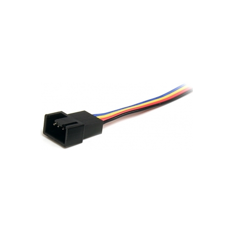 StarTech.com 12in 4 Pin Fan Power Splitter Cable - F / M - 1ft Fan Y Cable - 1ft 4-pin Fan Splitter Cable (FAN4SPLIT12) - Fan power splitter - 4 pin PWM (F) to 4 pin PWM (M) - 31 cm - for P / N: FAN1156PWM, FAN12025PWM, FAN8025PWM - 2
