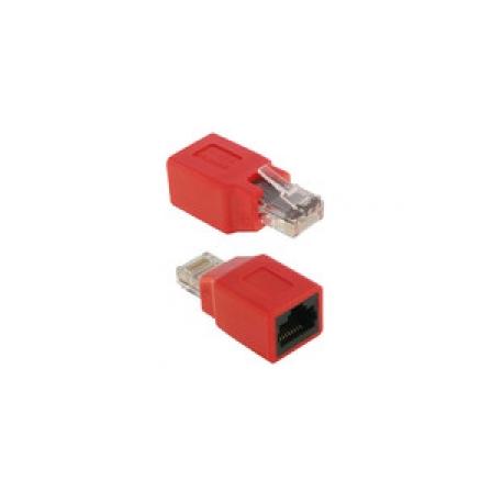 DeLOCK - Crossover adapter - RJ-45 (M) to RJ-45 (F) - 0