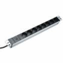 DIGITUS Professional DN-95410 - Power distribution strip (rack-mountable) - AC 250 V - 4000 Watt - input: IEC 60320 C14 - output connectors: 8 - 19"