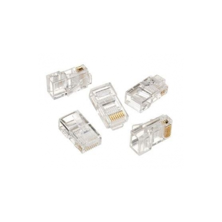 cablexpert - Network connector - RJ-45 (M) - unshielded - CAT 5 (pack of 10) - 0