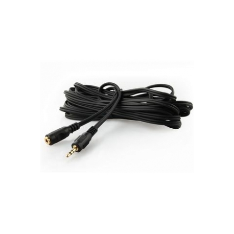 Gembird - Audio extension cable - stereo mini jack female to stereo mini jack male - 5 m - black - 0