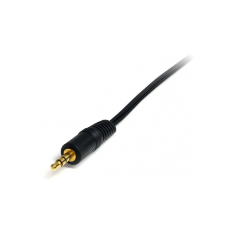 StarTech.com 3 ft Stereo Audio Cable - 3.5mm Male to 2x RCA Male - heaDPhone jack to RCA - Mini jack to RCA - 3.5mm to RCA (MU3MMRCA) - Audio cable - stereo mini jack male to RCA x 2 male - 92 cm - black - for P / N: HD202A, ST121HDBTSC, ST12MHDLAN4R, ST12MHDLNHK, ST12MHDLNHR, ST222HDBT, VID2HDCON2 - 2