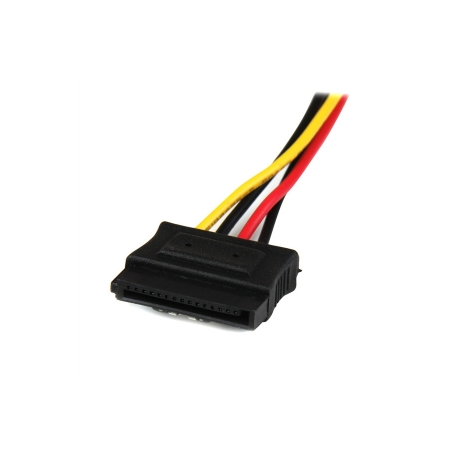 StarTech.com 12in LP4 to 2x Latching SATA Power Y Cable Splitter Adapter - 4 Pin LP4 to Dual SATA Y Splitter - Power adapter - 4 PIN internal power (M) to SATA power (F) - 30 cm - latched - for P / N: 35S24M2NGFF, HSB13SATSASB, HSB1SATSASBA, HSB1SATSASVA, HSB43SATSASB, S32M2NGFFPEX - 2