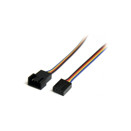 StarTech.com 12in 4 Pin Fan Power Extension Cable - M / F - Fan power extension cable - 4 pin PWM (M) to 4 pin PWM (F) - FAN4EXT12 - Fan power extension cable - 4 pin PWM (M) to 4 pin PWM (F) - 3 m - 3