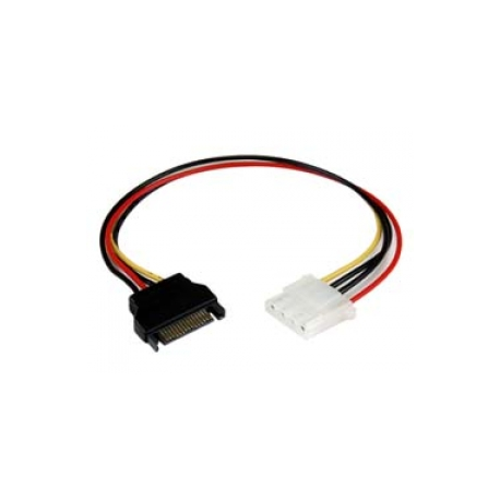 StarTech.com 12in SATA to LP4 Power Cable Adapter F / M - SATA to LP4 Power Adapter - SATA Female to LP4 Male Power Cable - 12 inch (LP4SATAFM12) - Power adapter - 4 PIN internal power (F) to SATA power (M) - 30.48 cm - for P / N: SATSASBP425 - 0
