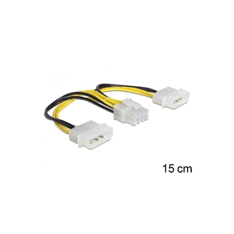 DeLOCK - Power cable - 8 pin EPS12V (F) to 4 PIN internal power (M) - 15 cm - 0
