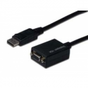 ASSMANN - DisplayPort adapter - DisplayPort (M) to HD-15 (VGA) (F) - 15 cm - molded - black