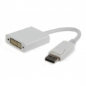 Cablexpert A-DPM-DVIF - DVI adapter - DisplayPort (M) to DVI-D (F) - 10 cm - white