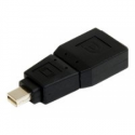 StarTech.com Mini DisplayPort to DisplayPort Adapter Converter - Mini DP (m) to DP (f) Converter Adapter (GCMDP2DPMF) - DisplayPort adapter - DisplayPort (F) to Mini DisplayPort (M) - black - for P / N: CDP2DP141MB, CDP2DP146B, CDP2DPMM1MB, CDP2DPMM6B, DISPLPORT3L, DP2DVIADAP, DP2HDS