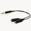 4World - Audio splitter - stereo mini jack male to stereo mini jack female