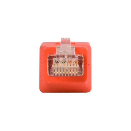 StarTech.com Cat6 Cable - Cat6 Crossover Adapter - GbE - Red - Ethernet Network Cable (C6CROSSOVER) - Crossover adapter - RJ-45 (M) to RJ-45 (F) - CAT 6 - red - 0