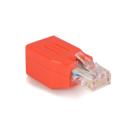 StarTech.com Cat6 Cable - Cat6 Crossover Adapter - GbE - Red - Ethernet Network Cable (C6CROSSOVER) - Crossover adapter - RJ-45 (M) to RJ-45 (F) - CAT 6 - red - 7