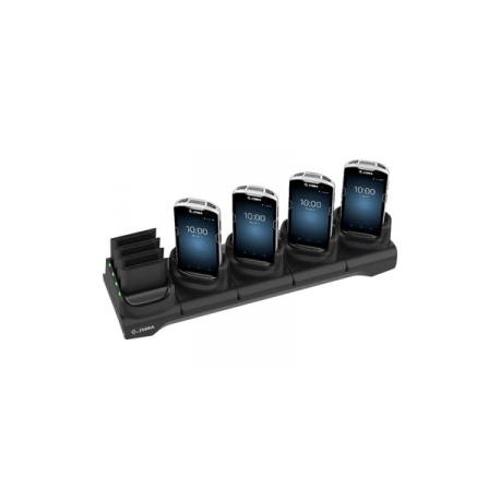 Zebra 5Slot Charge Only Cradle w / Spare Battery Charger - Handheld charging stand + battery charger - for Zebra TC51, TC52, TC56, TC57, TC57x - 0