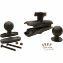 Honeywell RAM - Mounting component (clamp base, round base, medium arm, 2 x Ram balls) for vehicle mount computer - in-car - for Honeywell MX9; Thor VM1