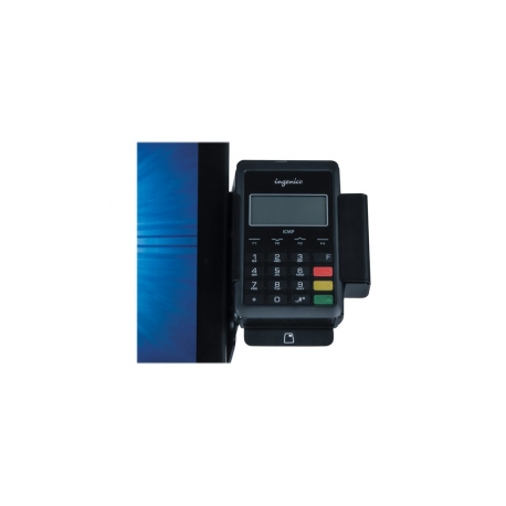 Elo Cradle for Ingenico ICMP (I-Series & 02-Series Monitors) - EMV terminal cradle - black - for Elo 1002, 1302, 1902, 2202, 2402, 2702; I-Series ESY15, ESY22; I-Series 2.0; Ingenico ICMP - 4