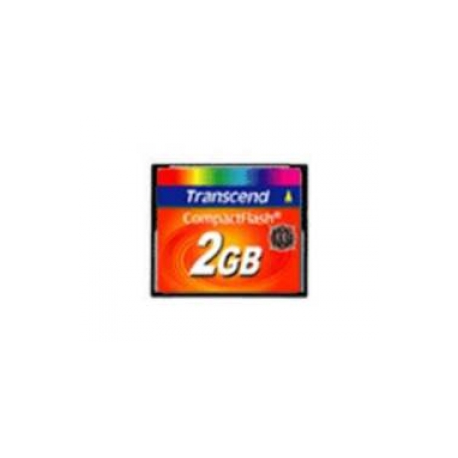 Transcend - Flash memory card - 2 GB - 133x - CompactFlash - 0
