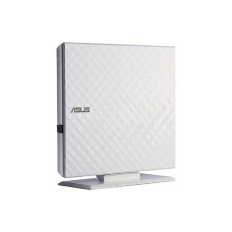ASUS SDRW-08D2S-U LITE - Disk drive - DVD±RW (±R DL) / DVD-RAM - 8x / 8x / 5x - USB 2.0 - external - white - 0