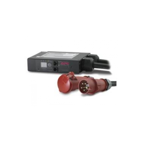 APC Metered Rack PDU AP7175 In-Line Current Meter - Current monitoring device (rack-mountable) - AC 400 V - 22080 VA - 3-phase - Ethernet 10 / 100, RS-232 - output connectors: 1 - 1U - black - for P / N: AR3100 - 0