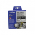 Brother DK-22212 - Permanent adhesive - white - Roll (6.2 cm x 15.2 m) tape - for Brother QL-1050, 1060, 500, 550, 560, 570, 580, 600, 650, 700, 710, 720, 820