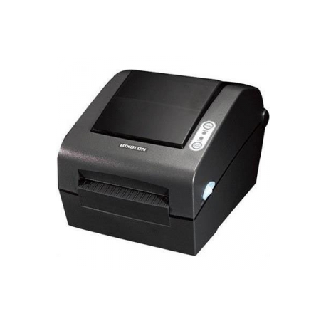 BIXOLON SLP-TX400G - Label printer - direct thermal / thermal transfer - Roll (11.6 cm) - 203 dpi - up to 178 mm/sec - parallel, USB 2.0, serial - dark grey - 0