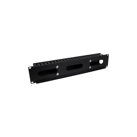 StarTech.com Horizontal 2U Server Rack Cable Management Finger Duct w / Cover - 19" Network Rack Wire Duct Raceway Panel - Slotted Wire Duct (CMDUCT2U) - Rack cable management panel - black - 2U - 19" - for P / N: RACK-18U-20-WALL-OA, RACK-21U-20-WALL-OA, RK3236BKF, RK4236BKB, RKQMCAB12V2 - 1