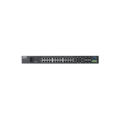 ZyXEL MES3500-24F - Switch - Managed - 24 x SFP + 4 x combo Gigabit SFP - desktop, rack-mountable - AC 120/230 V / DC -37 -72 V - 2