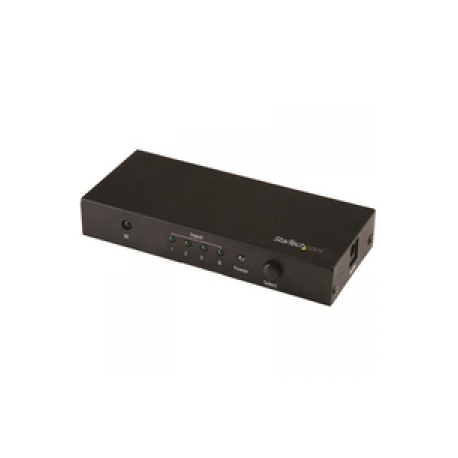 StarTech.com HDMI 2.0 Switch - 4 Port - 4K 60Hz - HDMI Automatic Video Switch Box - Multi Port Hub w /  1 In 4 Out Functionality (VS421HD20) - Video / audio switch - 4 x HDMI - desktop - for P / N: SVA5H2NEUA - 0