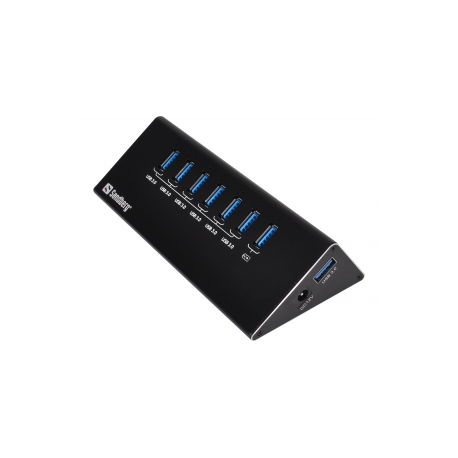 Sandberg USB 3.0 Hub 7 ports - Hub - 7 x SuperSpeed USB 3.0 - desktop - 1