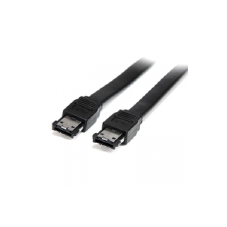StarTech.com 6 ft Shielded External eSATA Cable M / M - 6ft External SATA Cable - 6ft eSATA Cable (ESATA6) - eSATA cable - Serial ATA 150 - eSATA (M) to eSATA (M) - 1.8 m - black - for P / N: S351BMU33ET, S351BMU33ETG, SATDOCK5U3ER, SDOCKU313E, SDOCKU33EBV, SDOCKU33EF - 0