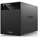 RaidSonic ICY BOX IB-3640SU3 - Hard drive array - 4 bays (SATA-600) - HDD x 0 - SATA 3Gb/s, USB 3.0 (external)