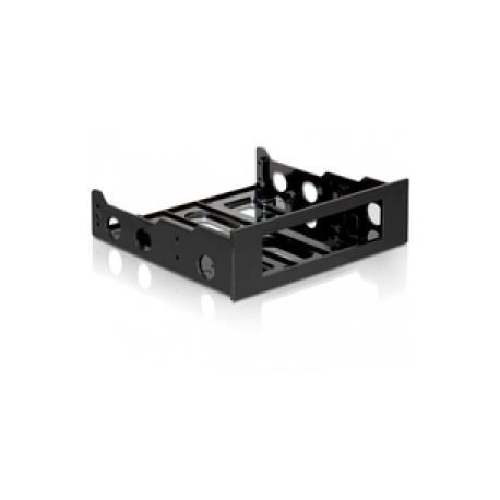 DeLOCK Installation frame 3½“ > 5¼“ - Storage bay adapter - 5.25" to 3.5" - black - 0