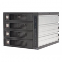 StarTech.com 3.5in Trayless Hot Swap SATA Mobile Rack Backplane - 4 Drive Removable Drive Enclosure (HSB430SATBK) - Storage drive cage - 3.5" - black - for P / N: 25SAT35HDD, PEXMSATA3422, PEXMSATA343, PEXSAT34RH