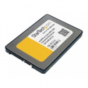 StarTech.com 2.5in SATA to Mini SATA SSD Adapter Enclosure - Mini PCIe ssd Adapter - SATA to mSATA - Mini PCIe SATA (SAT2MSAT25) - Storage enclosure - 2.5" - 1 Channel - SATA - silver - for P / N: BRACKET125PT, BRACKET125PTP, BRACKET425F, SATERASER4, SATSASDUPE11, SU2DUPERA11