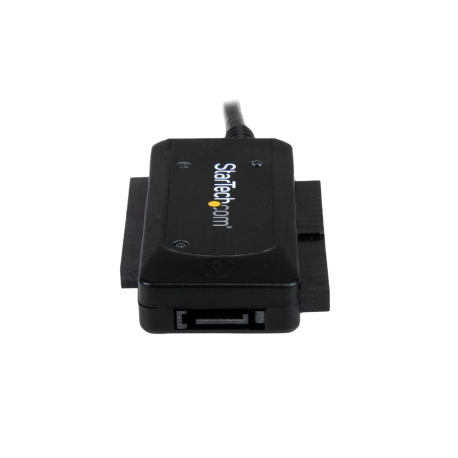 StarTech.com USB 3.0 to SATA IDE Adapter - 2.5in  /  3.5in - External Hard Drive to USB Converter - Hard Drive Transfer Cable (USB3SSATAIDE) - Storage controller - ATA  /  SATA - USB 3.0 - black - for P / N: PEXUSB3S42V, PEXUSB3S44V - 2